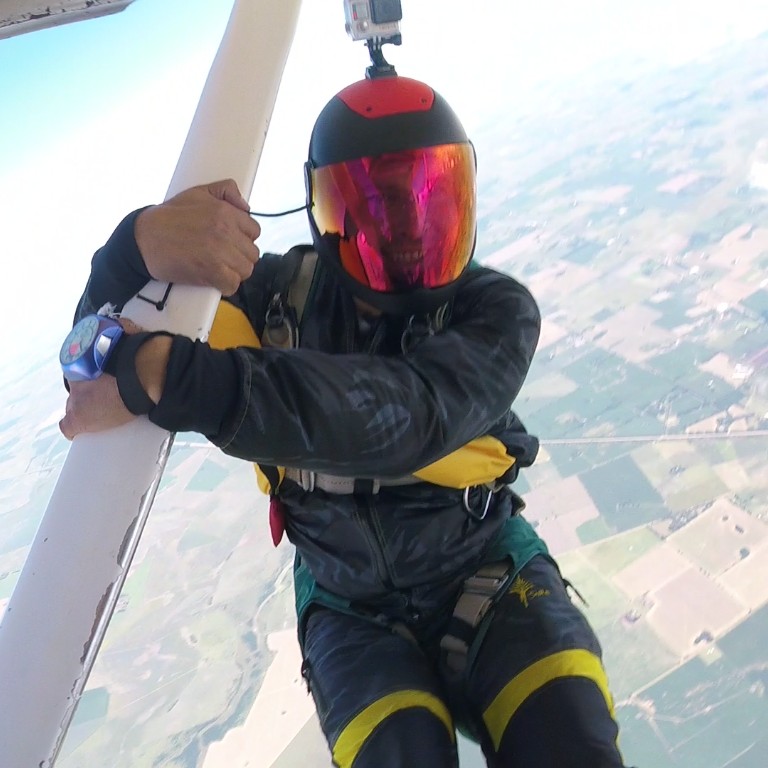 Paracaidista deportivo - Salida