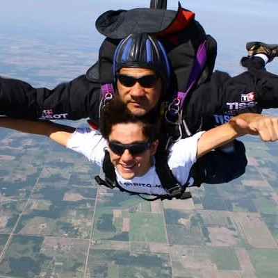 Salto en paracaídas tandem