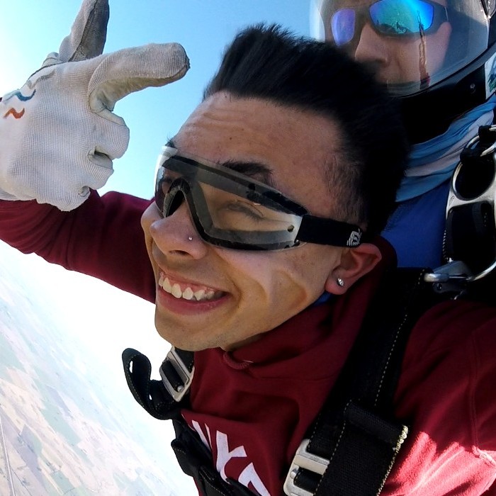 Salto en paracaídas tandem